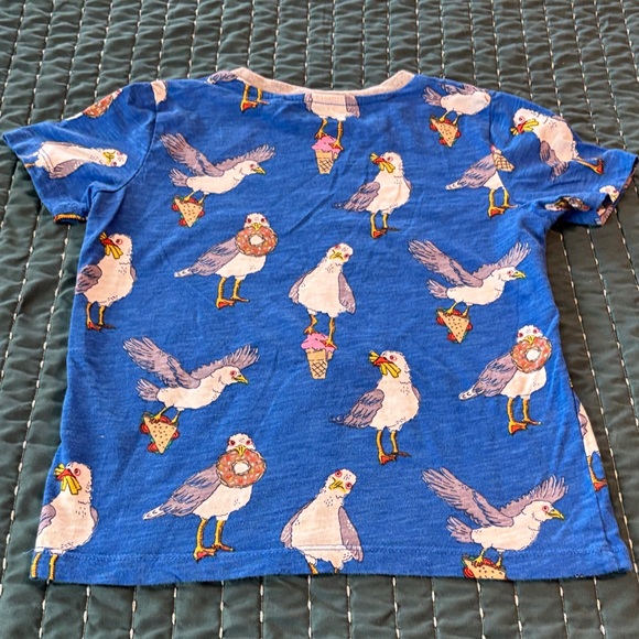 Kids' Mini Boden Fun Graphic T-Shirts - Blue and Gray - Picture 5 of 5